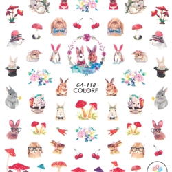 Påske klistermærker, selvklæbende og ultratynde, CA-118, GNB